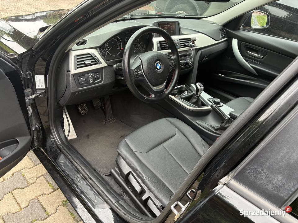 BMW F30 316d skóra czarny Gidle