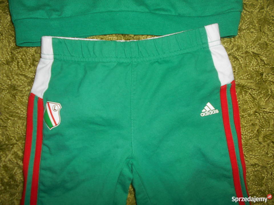 Dres Legia Adidas r 92 Stan idealny biały Odzież Warka