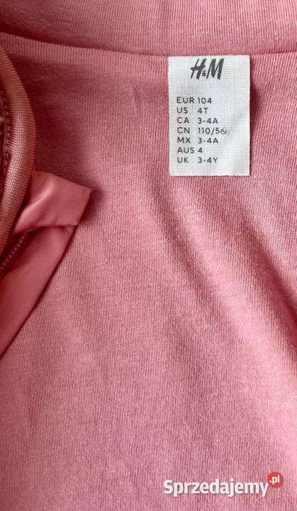 Bluza dziewczynki r104 HM 4 lata+ Gryfice