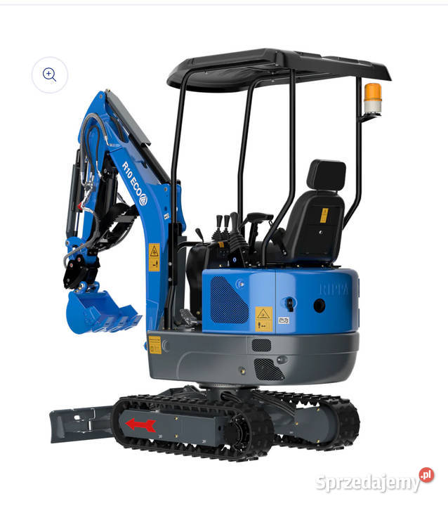 Nowa Minikoparka RIPPA R10 ECO 1T Transport Wrocław