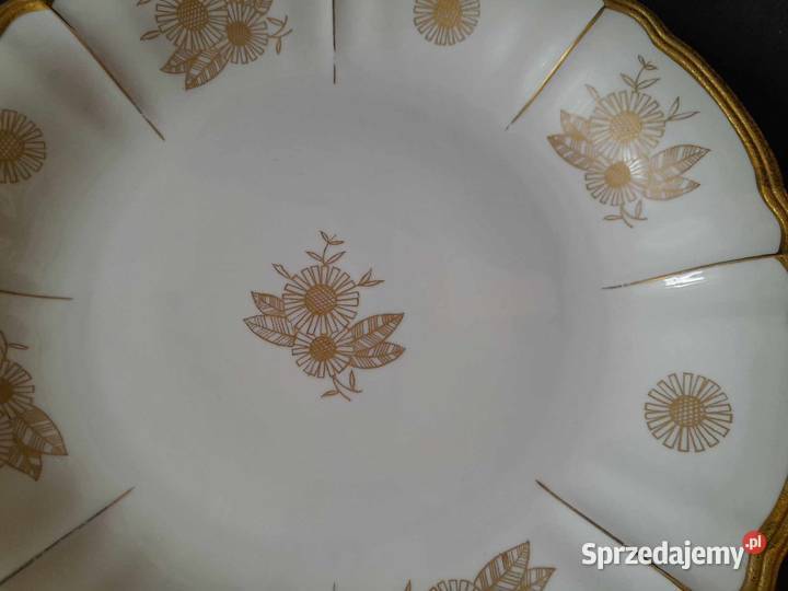 Porcelanowy talerz Ilmenau Salaterki i półmiski Ząbkowice Śląskie
