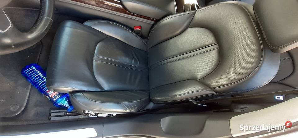 Fotel kierowcy Skóra czarna Audi A8 D4