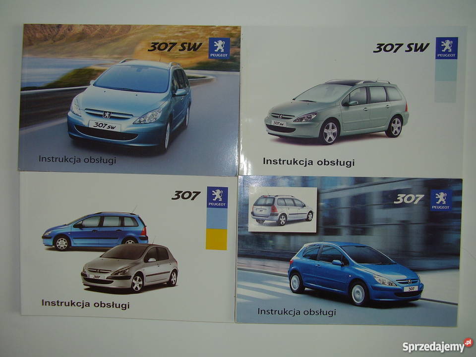 Instrukcje obsługi Peugeot 307 +SW  produkcja do czerw. 2005