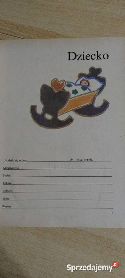 Album naszego dziecka kołyski do mundurka Lublin