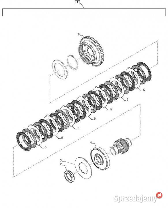Holland T6010 Zestaw fip 51596065