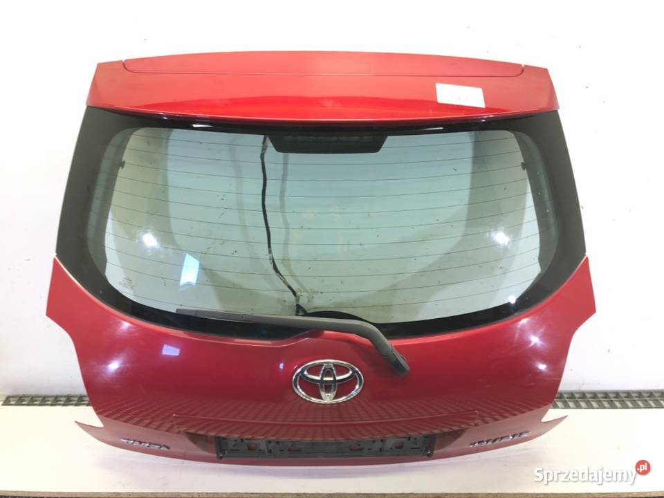 KLAPA TYŁ TOYOTA AURIS I Hatchback 0612 TYLNA