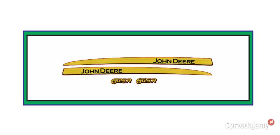 Naklejki na maskę Traktor Ciagnik John Deere Pozostałe mazowieckie Ciechanów