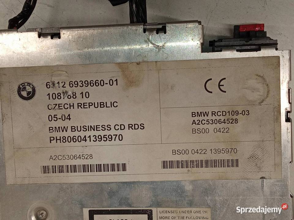 RADIO 6939660 Bmw Seria 3 IV 19982006 E46 Rok produkcji 2001