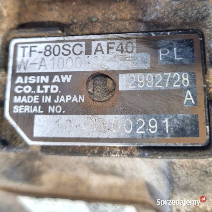 SKRZYNIA BIEGÓW Opel Zafira B 19 CDTI SKRZYNIA Układ napędowy Chełm