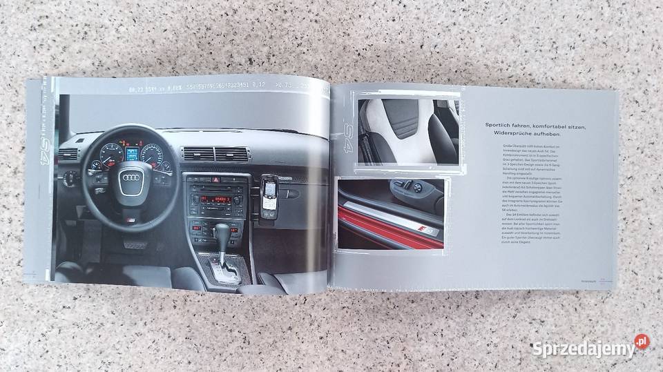 AUDI S4 B7 Limousine Avant Prospekt Pozostałe Bytom sprzedam