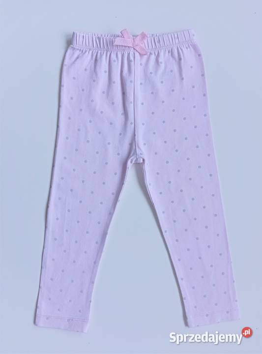 Nowe legginsy getry kokardka kropki TXM Kids 80 Katowice sprzedam