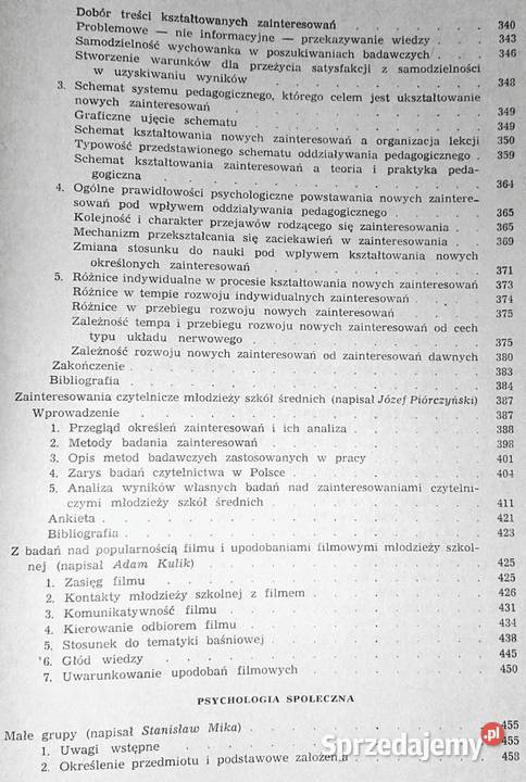 Psychologia ogólna i rozwojowa Lidia Wołoszynowa miękka Pozostałe Chełm