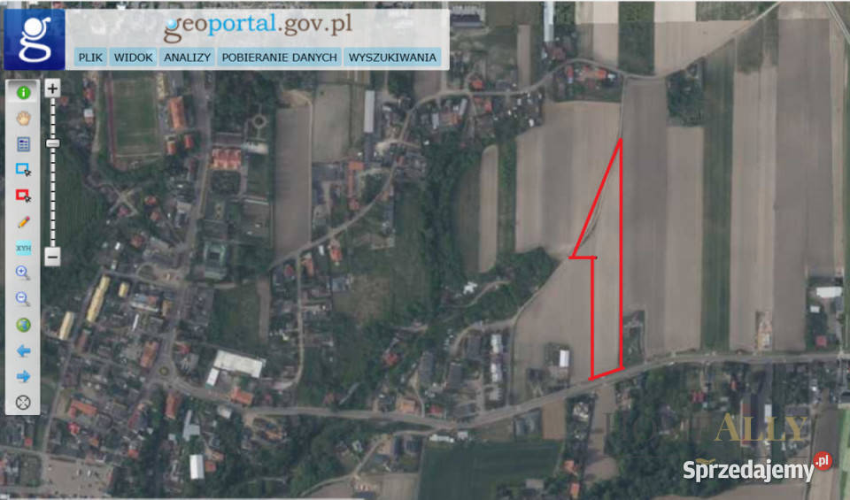 Grunt 10185m2 Zakroczym Warszawska kanalizacja mazowieckie