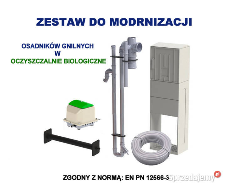 Zestaw do medernizacji oczyszczalni Eko na Wrocław