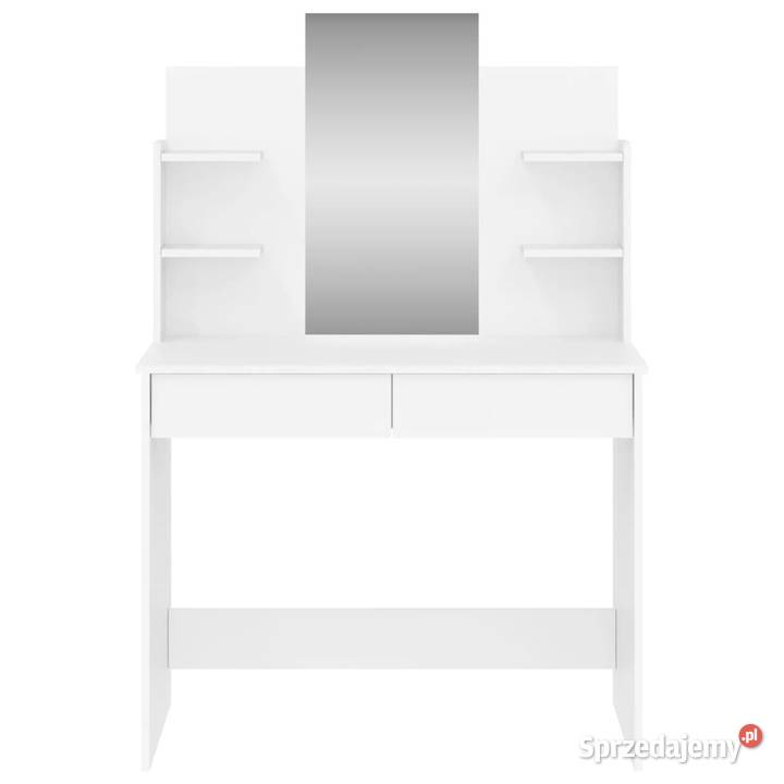 Toaletka z lustrem biała 96x39x142 WM837574 mazowieckie