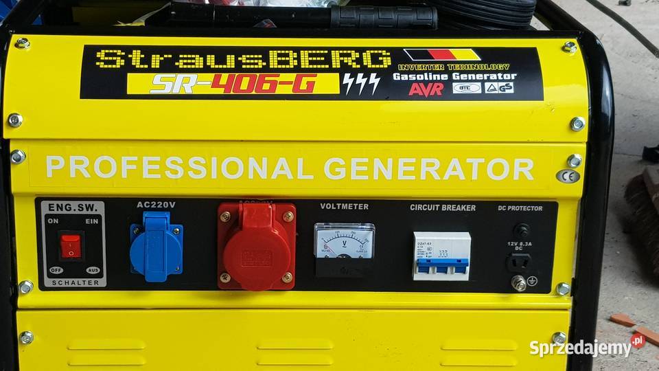 Agregat prądotwórczy Generator StrausBerg SR406G Sosnowiec sprzedam