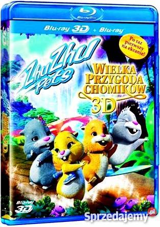 ZHU ZHU PETS WIELKA PRZYGODA CHOMIKÓW 2D 3D Kalisz