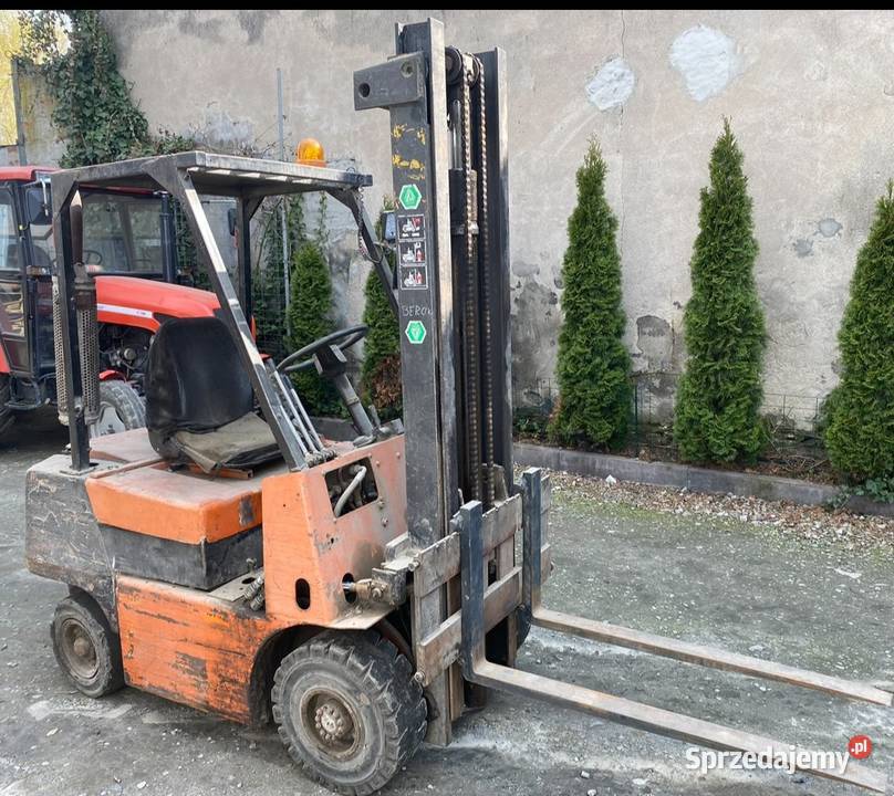 Wózek widlowy DV 1661 Balkancar bułgar perkins kabina