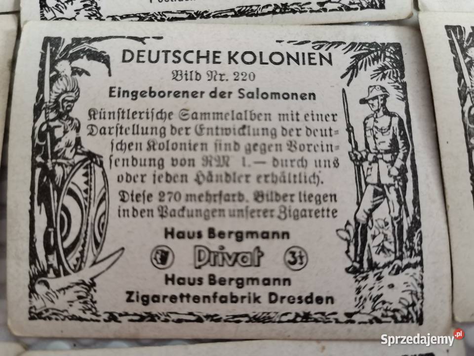 Stare kolekcjonerskie karty z paczek papierosów Katowice