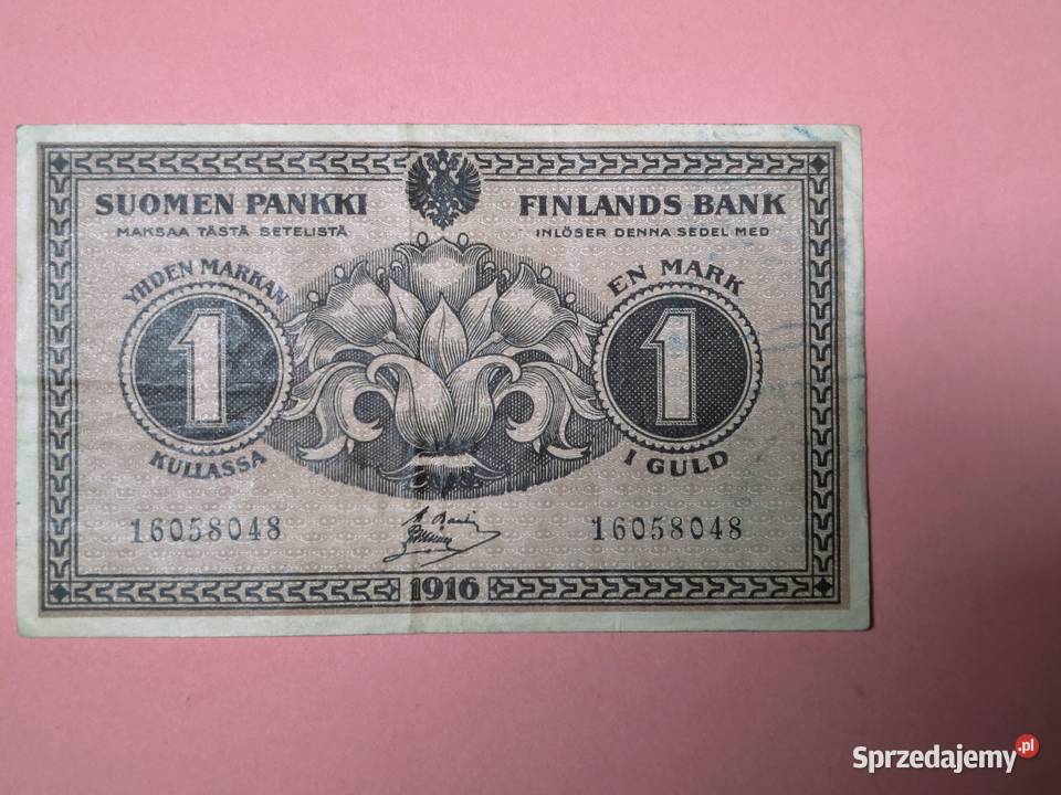 1 markaFinlandia emisji 1916 Rzeszów