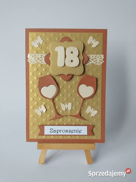 ZAPROSZENIA OSIEMNASTKA C6 WZÓR 2 Poznań