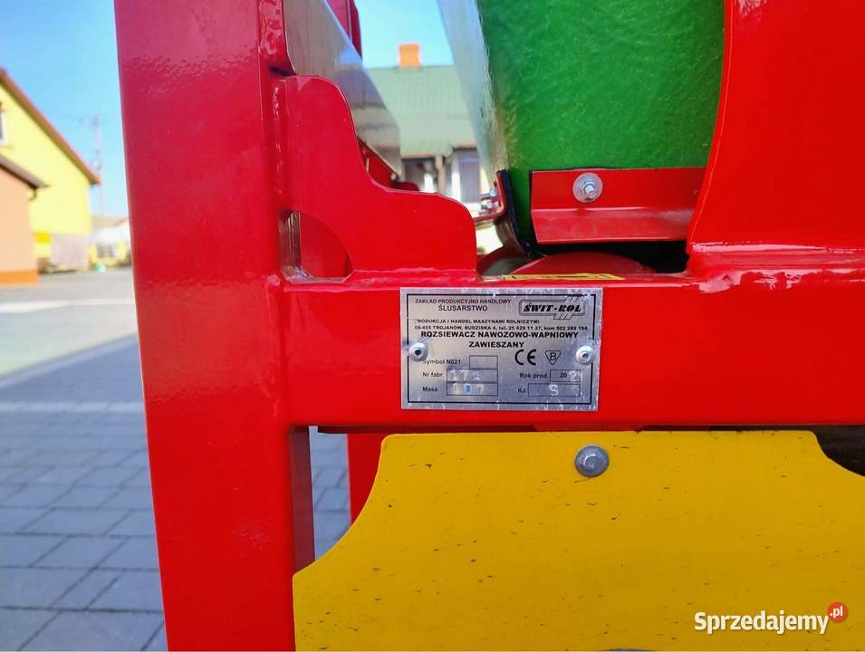 Rozsiewacz nawozu wapna piasku motylkłos Krasew