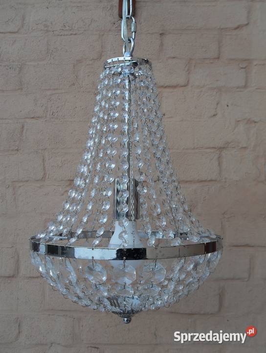 Żyrandol Kryształowy Szwecja lata 70 te Vintage Katowice