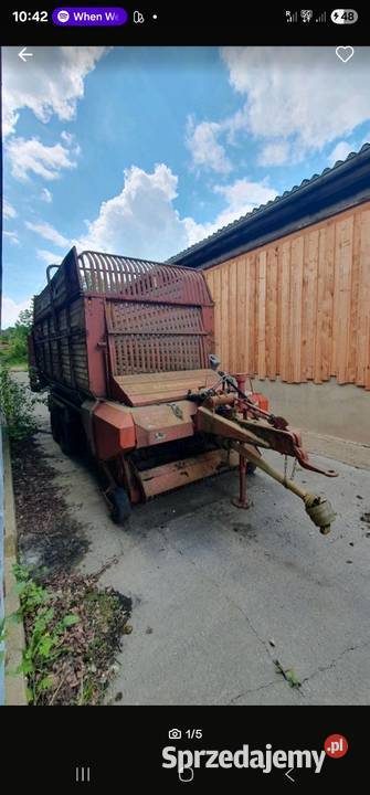 Przyczepa samozbierająca Strautmann Vitesse Rolnictwo Laskowice