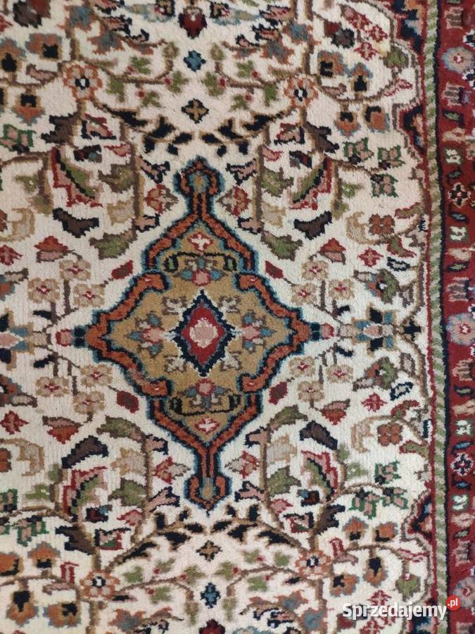 Wełniany ręcznie tkany perski dywan dywanik 93 X Kraków