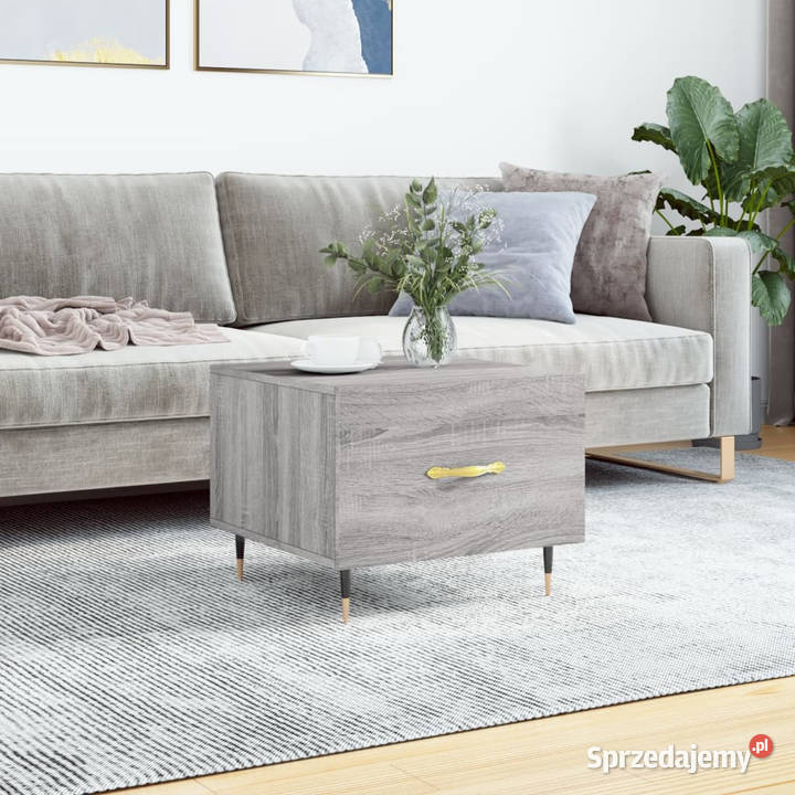Stolik kawowy szary dąb sonoma 50x50x40 WM829360 Warszawa
