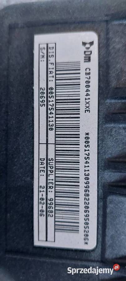 Poduszka airbag pasażera Fiat Grande Punto Szczecin