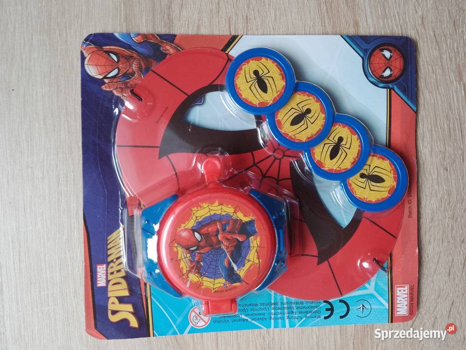 Zegarek wyrzutnia krążki maska Spiderman Chrzanów