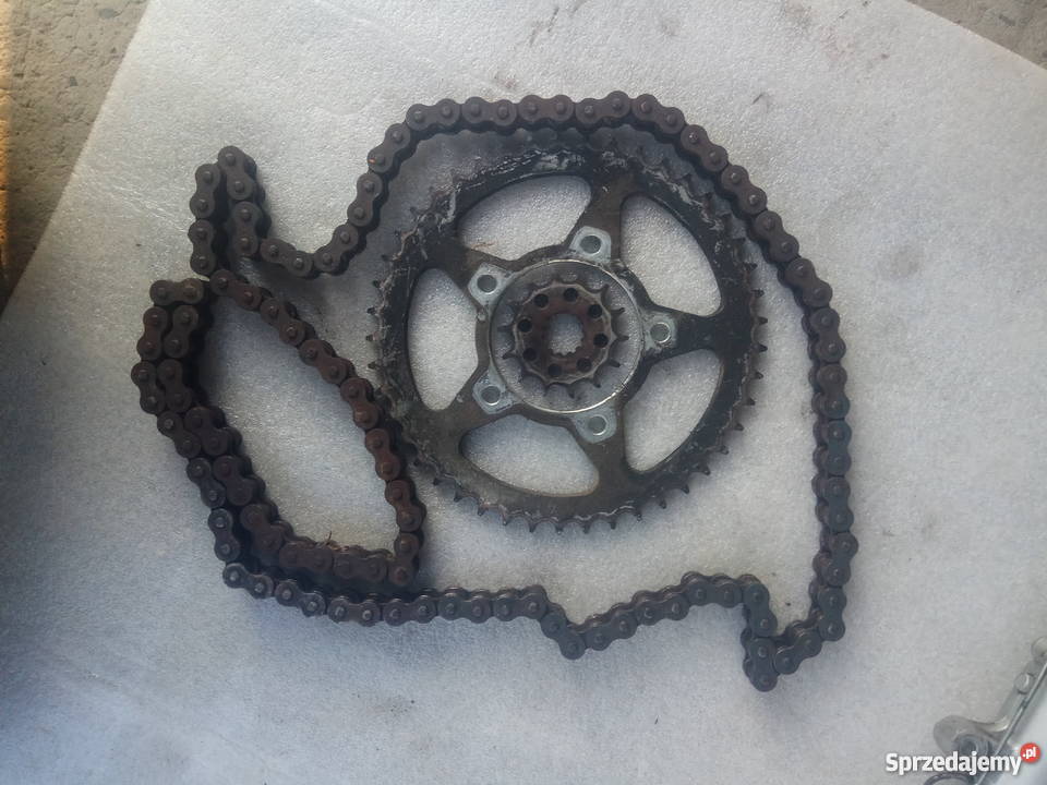 Napęd zębatka zębatki łańcuch Suzuki gsxf 600 Układ napędowy