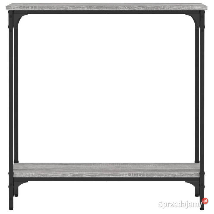 Stolik konsolowy szary dąb sonoma 75x225x75