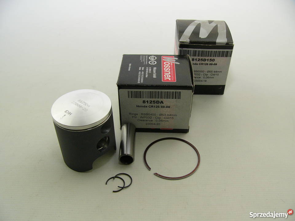 TŁOK komplet tłokowyWOSSNER 5394 mm sel A CR 125 Zabrze