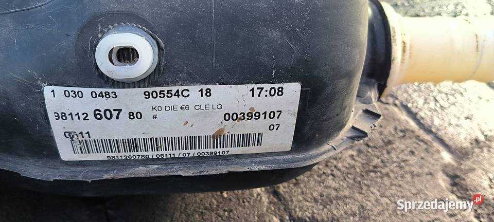 ZBIORNIK PALIWA TOYOTA PROACE II 9811260780 Pozostałe Lipno