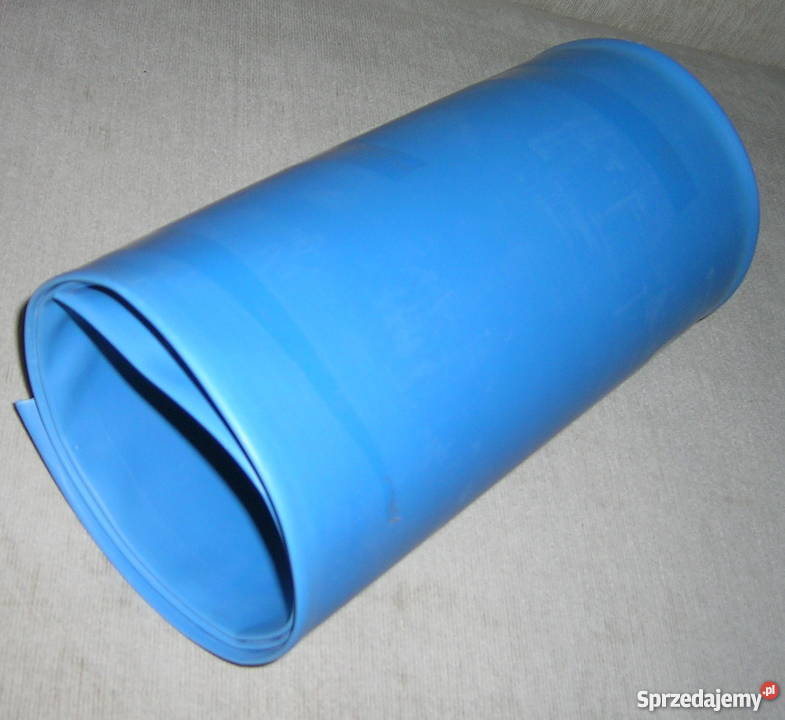rurka termokurczliwa 180mm 1m niebieska