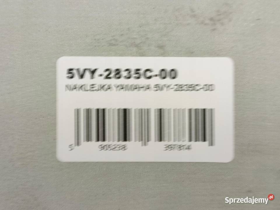 NAKLEJKA NA BOCZEK PRAWY YAMAHA YZFR1 2004 NOWA lubelskie