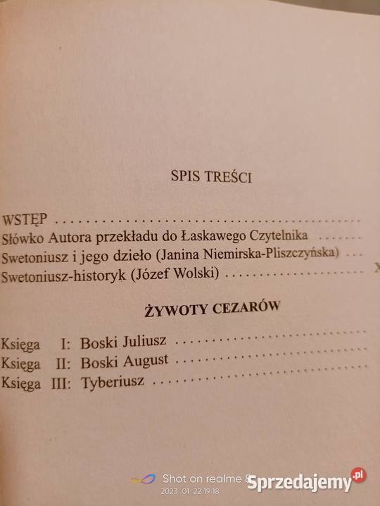 Żywoty Cezarów Swetoniusz książki Warszawa Rok wydania 2006 Proza i poezja
