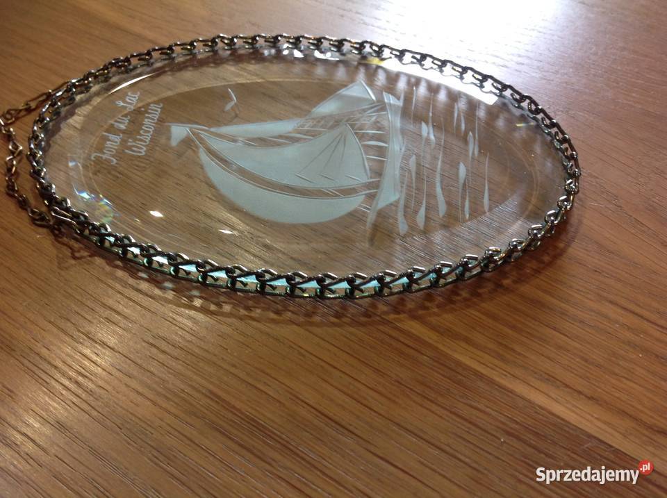 Witraż Zawieszka Żaglówka Szkło Ornamentowe Nowa Sól sprzedam