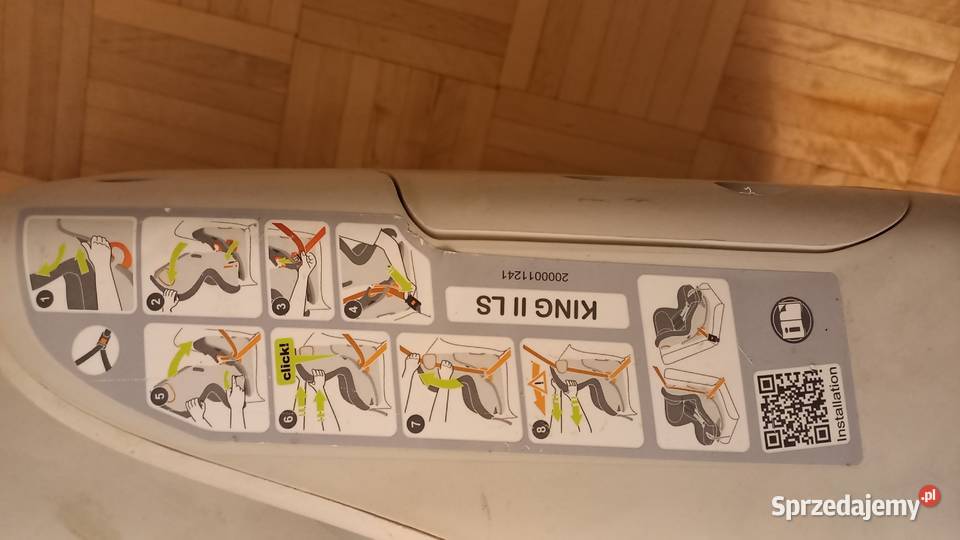 Fotelik samochodowy Britax Romer King II 918 Krężnica Okrągła