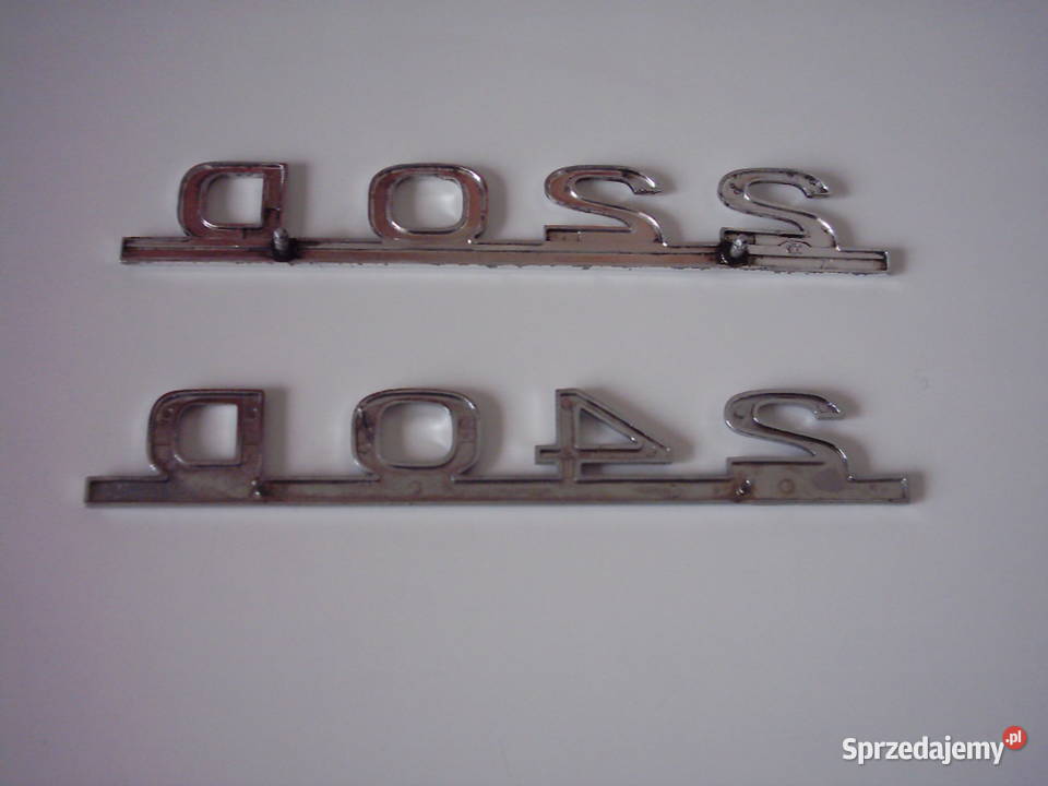 MercedesBenz 220D240D W 115W 123 znaczek na Lublin