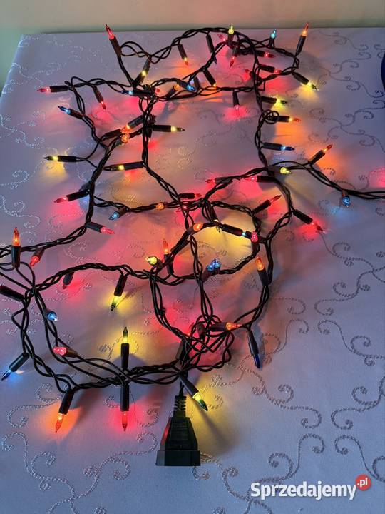 Lampki Choinkowe Goliat 100 lampek 55m Kolorowe Czerwionka-Leszczyny