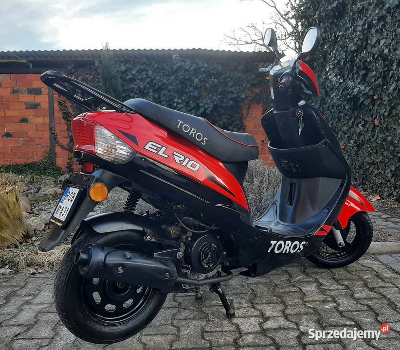 Zadbany skuter Toros El Rio 50 4t 2016r 2wł 3498 Tuczno sprzedam