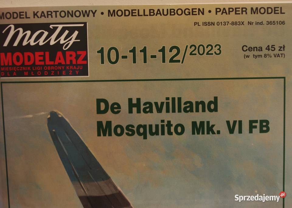 Mały Modelarz De Havilland Mosquito Mk 101112 Myślachowice