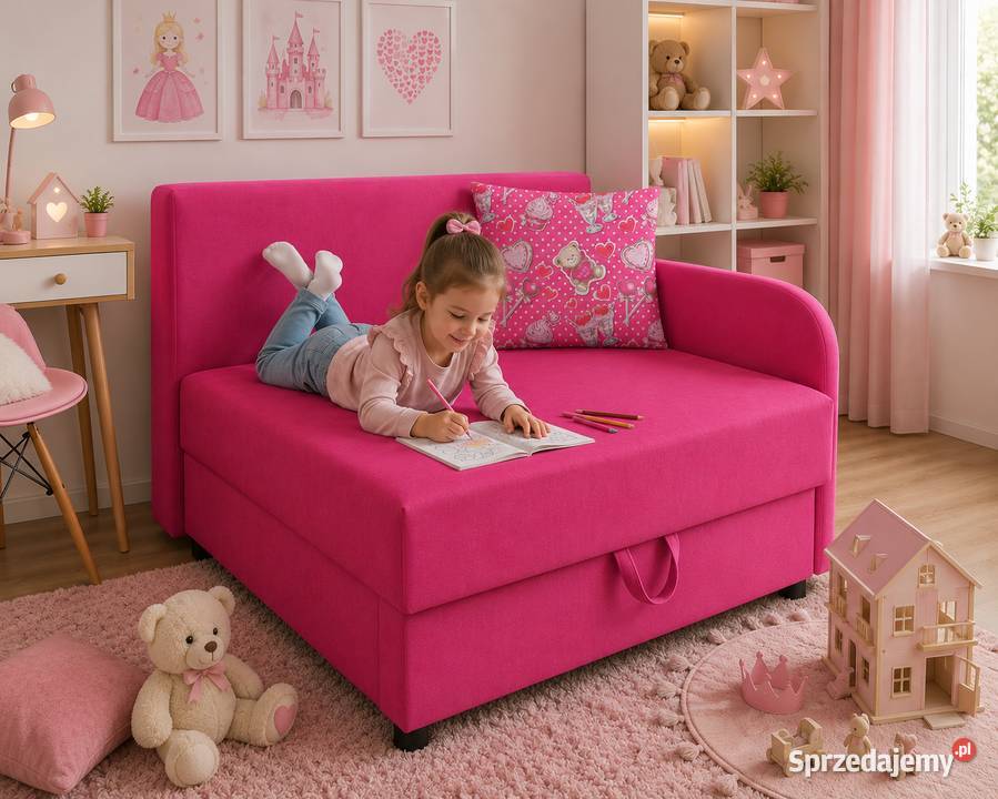 Sofa do Pokoju Dziecięcego Rozkładana 190 80 190cm wielkopolskie Kępno