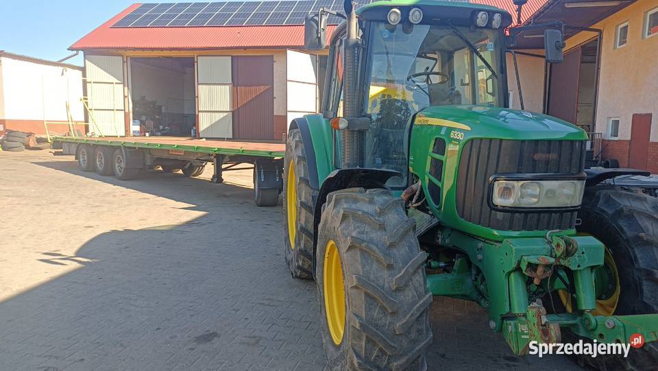 Przyczepa naczepa laweta do słomy bali siana itd Obórki