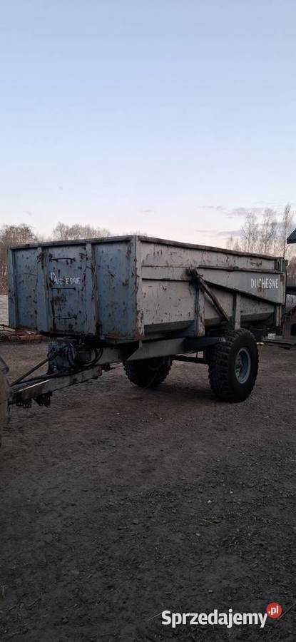Przyczepa skorupa jednoosiowa 8t duchesne lubelskie Biała Podlaska sprzedam