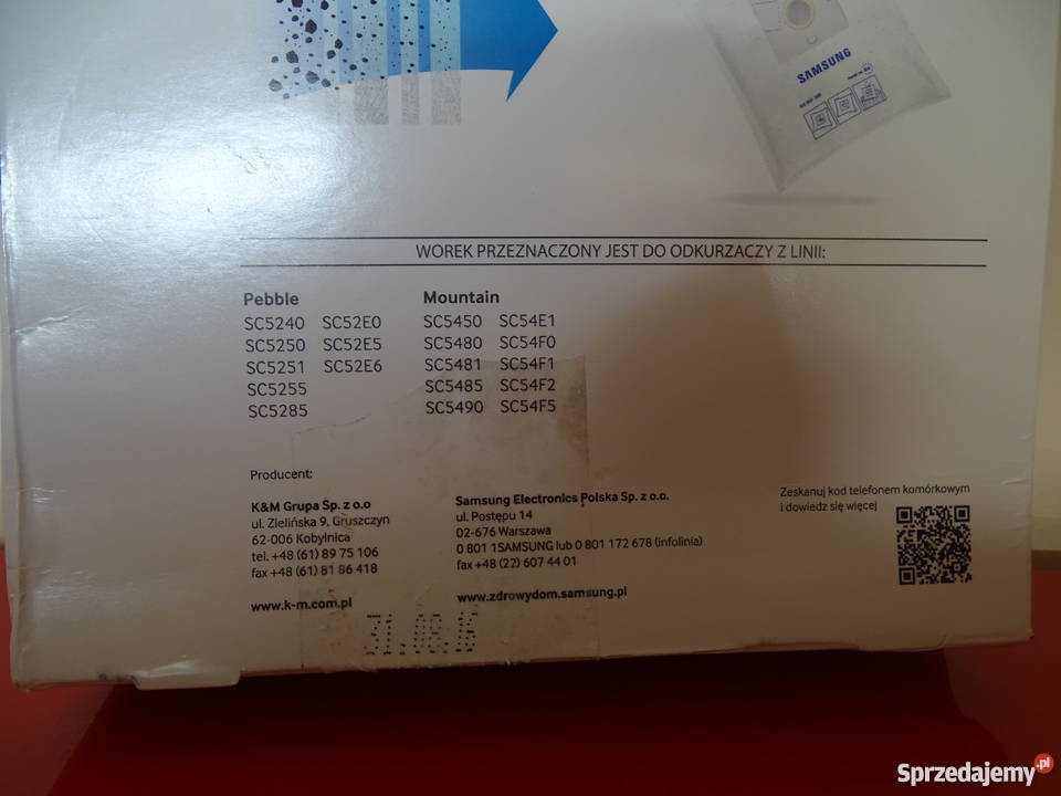 WOREK SYNTETYCZNY DO ODKURZACZA SAMSUNG