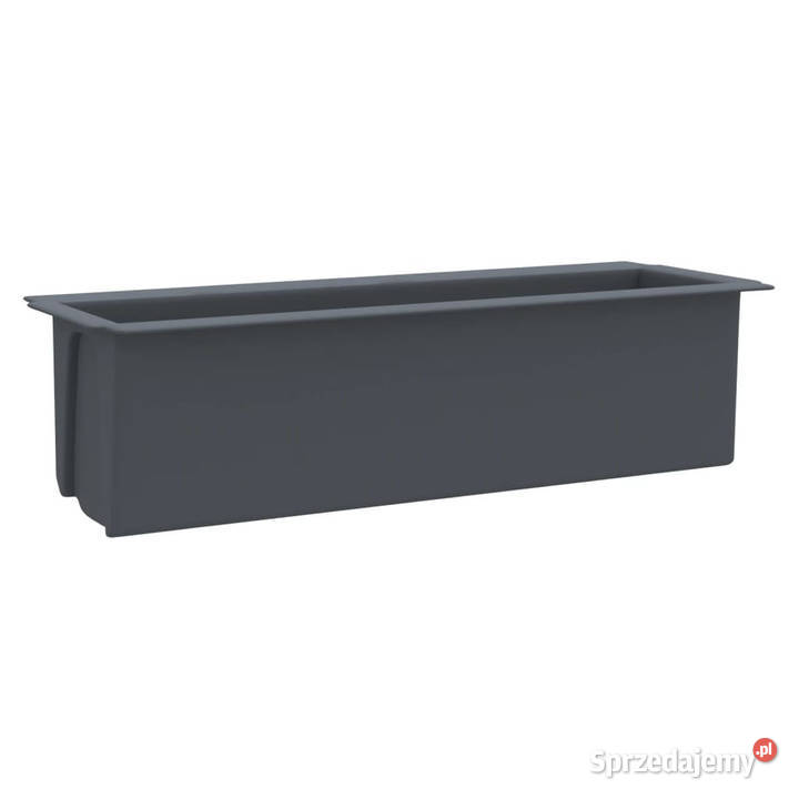 Doniczki do palet 12 szare 36x135x95 PP WM318302 Warszawa